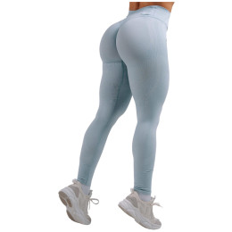 Colanți femei Nebbia High-Waist Extra Push-Up Leggings Primal albastru deschis LIGHT BLUE