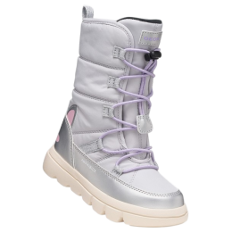 Încălțăminte de iarnă copii Geox J Willaboom Girl B A argintiu SILVER/MULTICOLOR