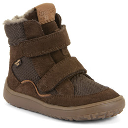 Încălțăminte de iarnă copii Frodo Barefoot Tex Winter Dark Brown maro închis dark brown