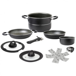 Set vase Brunner Pirate NG 7+1 - 20 cm negru