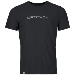 Tricou funcțional bărbați Ortovox 150 Cool Brand Ts M negru Black Raven