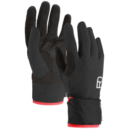 Mănuși Ortovox Fleece Grid Cover Glove Women's negru Black Raven