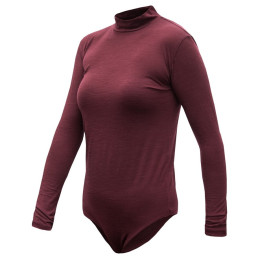 Body pentru femei cu mânecă lungă Sensor Merino Air vișiniu port red