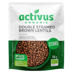 Fel principal Activus Linte brună la abur, fără zeamă, 150 g BIO