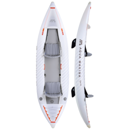 Caiac gonflabil Aqua Marina Halve Packayak™ gri