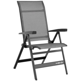 Fotoliu Brunner Travelounger Air M negru/gri