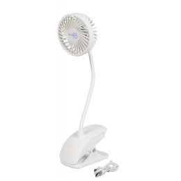 Ventilator Bo-Camp Table fan with clamp Flex alb