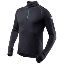 Pánský rolák Devold Expedition man zip neck negru