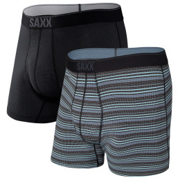 Boxeri Saxx Quest Quick Dry Mesh Boxer Brief Fly 2Pk gri