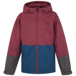 Geacă copii Husky Nicker K roșu/albastru