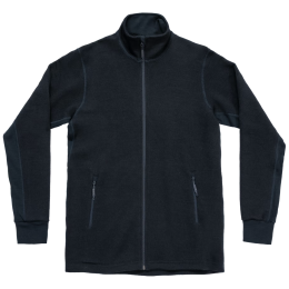 Hanorac funcțional bărbați Devold Thermo Wool Jkt Man negru Ink