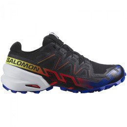 Încălțăminte de alergat pentru bărbați Salomon Speedcross 6 Gore-Tex Blue Fire negru/albastru