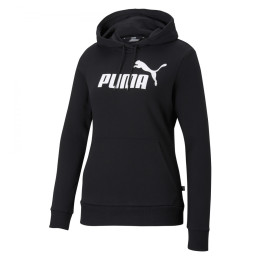 Hanorac femei Puma ESS Logo Hoodie TR negru