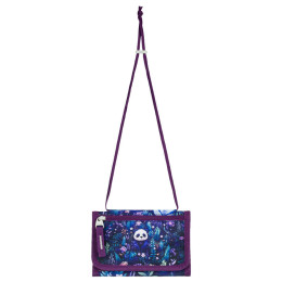 Portofel Baagl Peněženka na krk violet Jungle Panda