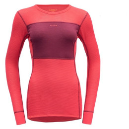 Tricou funcțional femei Devold Wool Mesh Woman Shirt zmeură