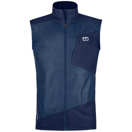 Vestă bărbați Ortovox Trace Windbreaker Vest M albastru Blue Nunatak