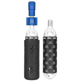 Pompă Peaty´s Holeshot Co2 Pumpa + Bombičky 2 Ks - Mtb albastru închis Navy