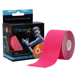 Bandă kinesiologică BronVit Sport Kinesio Tape classic 5 cm x 6m