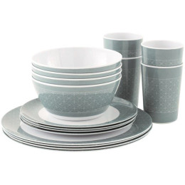 Set de picnic Outwell Blossom pentru 4 persoane gri