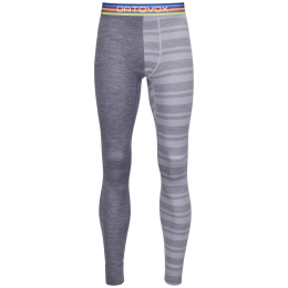 Colanți bărbați Ortovox 185 Rock'N'Wool Long Pants M gri Grey Blend