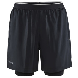 Pantaloni scurți bărbați Craft ADV Charge 2in1 Stretch negru