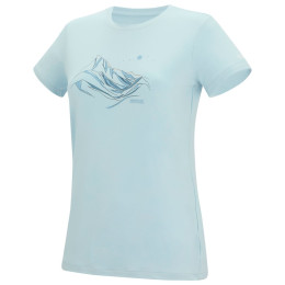 Tricou femei Regatta Womens Fingal Stretch albastru deschis Skyway