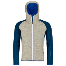 Hanorac bărbați Ortovox Fleece Plus Classic Knit Hoody albastru