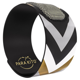 Repelent Para'Kito Párty náramek proti komárům negru/argintiu Berlin