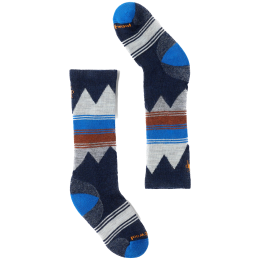 Șosete copii Smartwool Kids' Ski Light Cushion OTC Socks albastru închis Deep Navy