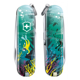 Kapesní nůž Victorinox Classic LE Deep Dive tyrkysová