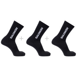 Șosete Salomon Everyday Lite Crew 3-Pack negru Black
