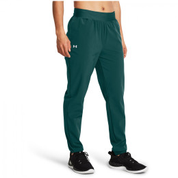 Pantaloni femei Under Armour ArmourSport High Rise Wvn Pnt verde / albastru HydroTeal/White