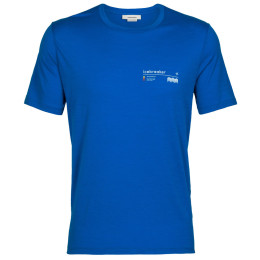 Tricou bărbați Icebreaker Tech Lite II SS Tee Alpine Zone albastru