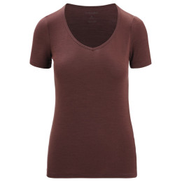 Tricou funcțional femei Icebreaker Women Siren SS Sweetheart maro
