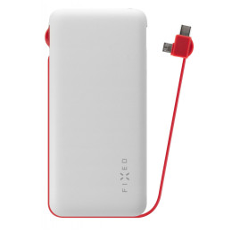 Powerbank Fixed Zen 10 000 mAh - microUSB/USB-C alb