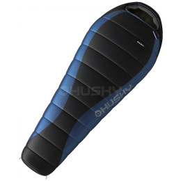 Sac de dormit de puf Husky Drape -20°C (2017) negru/albastru