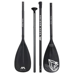 Vâslă Aqua Marina Dual-Tech 2v1 negru