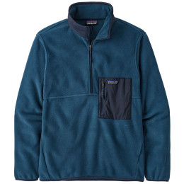Geacă bărbați Patagonia Microdini Pullover 1/2 Zip albastru închis