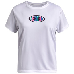 Tricou funcțional copii Under Armour Tech Armour Graphic SS White