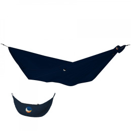Hamac TicketToTheMoon Hammock compact/single albastru închis