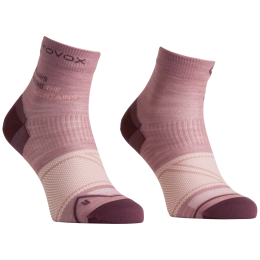 Șosete merino femei Ortovox Alpine Light Quarter Socks W roz Dusk Rose