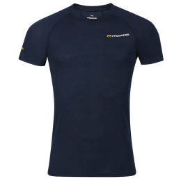 Tricou funcțional bărbați Progress MA NKR 125 negru/albastru černo-modrá