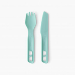 Set tacâmuri Sea to Summit Passage Cutlery Set 2 Piece albastru