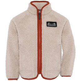 Hanorac copii Didriksons Gibbs Kids Fullzip 2 Beach Beige/Rust bej Beach Beige/Rust