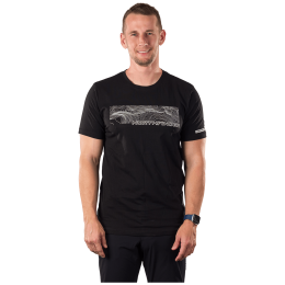 Tricou bărbați Northfinder Amad negru čierna