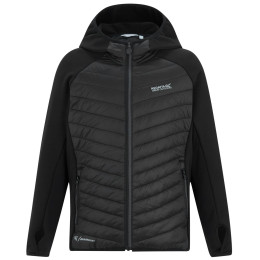 Geacă copii Regatta Junior Andreson Hybrid Black/Sealgr negru/gri Black/Sealgr