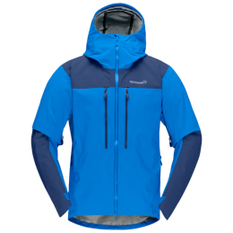 Geacă bărbați Norrona trollveggen Gore-Tex Pro light Jacket albastru Skydiver