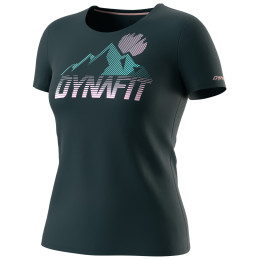 Tricou funcțional femei Dynafit Transalper Graphic S/S Tee W violet blueberry/6370