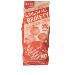 Cărbuni de grătar Servis Les 2,5 kg