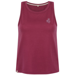 Top femei MOOA Merino Lyolite Edelweiss 150 roz dark pink